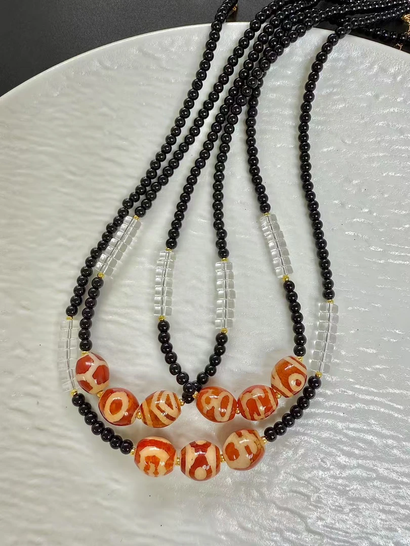 【灰姑娘原创】红肉天珠多宝微笑链（天珠多样性）M3302多样性发一