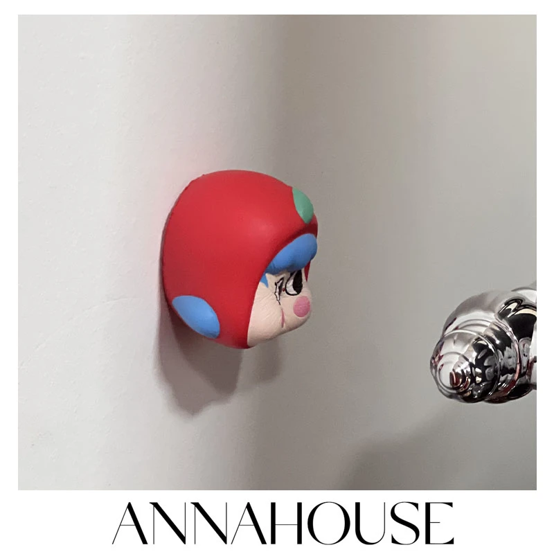 ANNAHOUSE桃桃丸防撞贴门把手防撞硅胶保护套冰箱柜门防撞神器NS