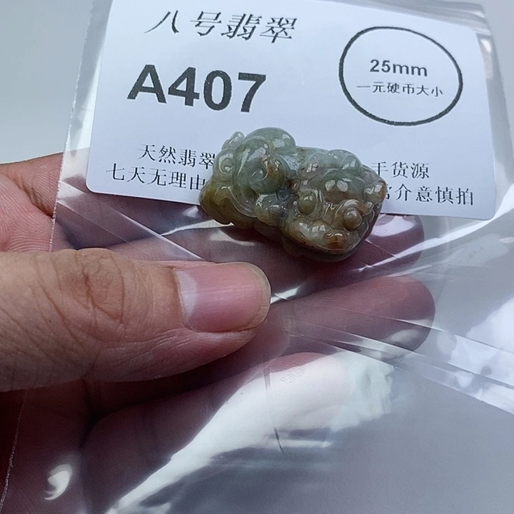 翡翠未镶嵌颈饰貔貅