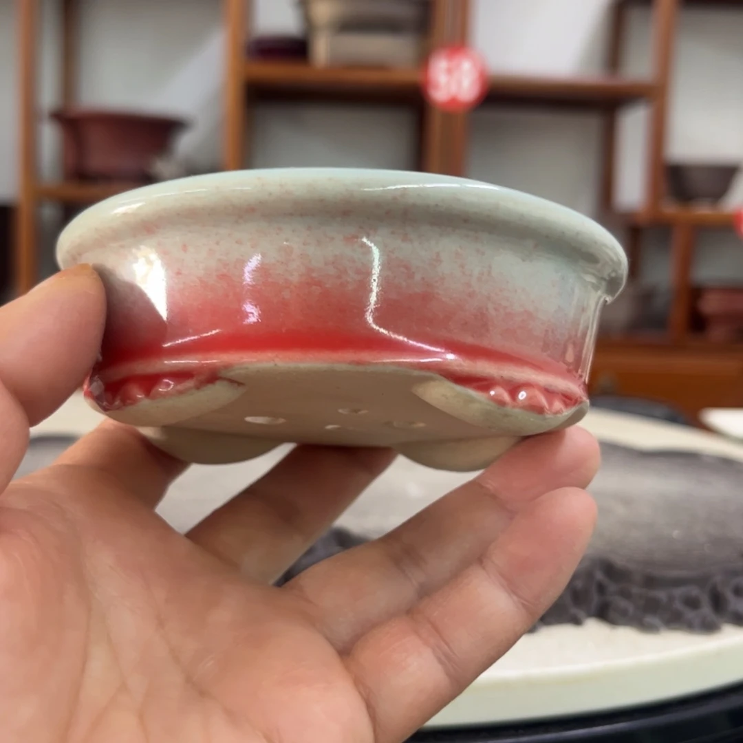 紫砂花盆瑕疵3.5-10-8。。。