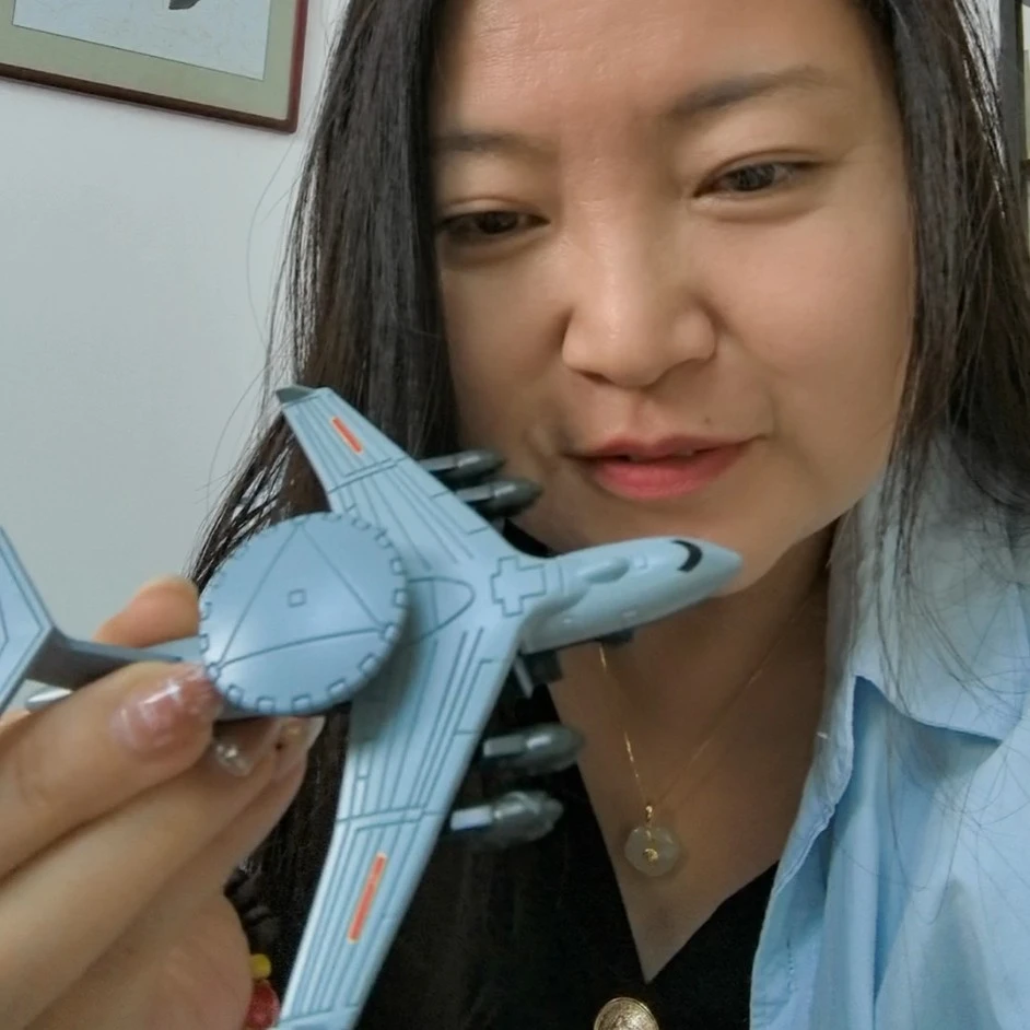 车载摆件福建舰空警预警机玩具解压