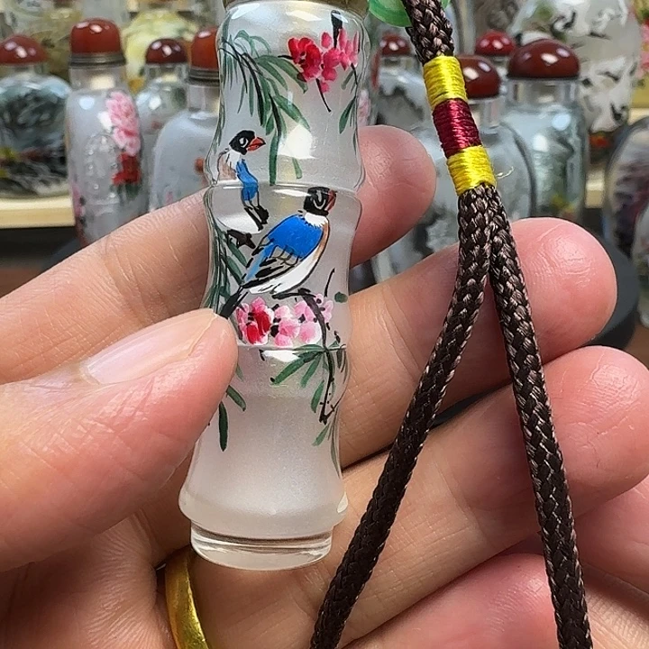 鼻烟壶内画手工绘制非遗礼品