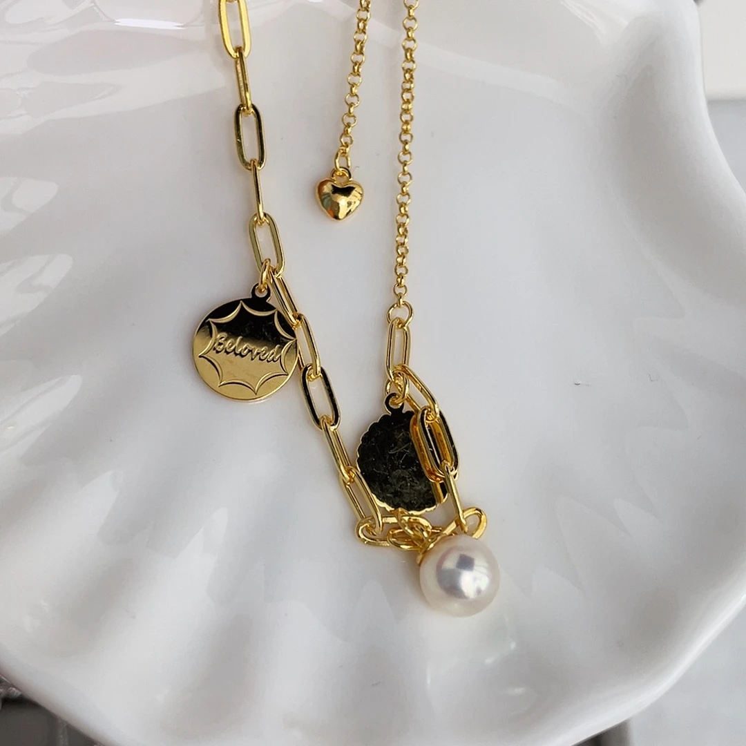 海水珍珠银S925镶嵌手绳