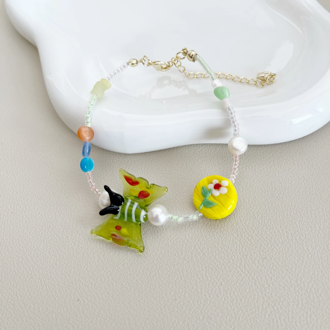 铜合金手链 芽怼怼(高高) 手链 3564 日韩系