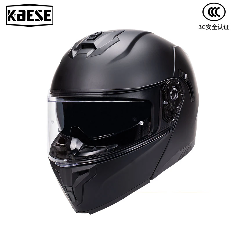四季通用摩托车头盔电动车揭面盔安全帽防风吸汗全覆式秋冬季骑行