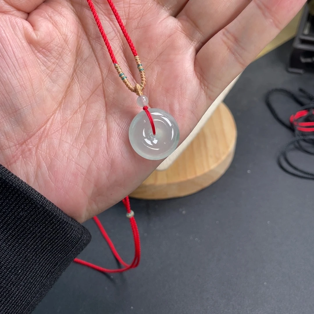 翡翠未镶嵌颈饰19.4-6.0