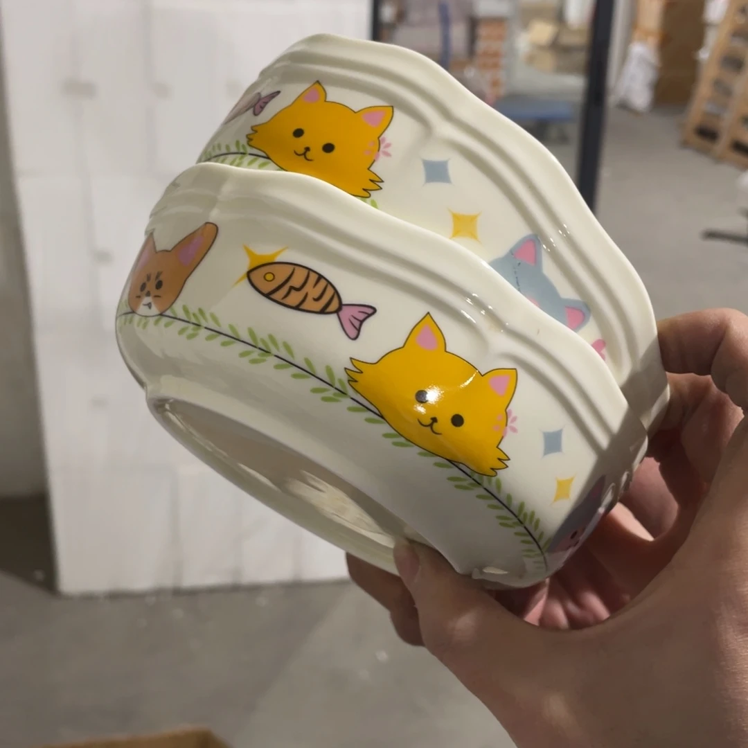 微瑕陶瓷餐具SD57两个装