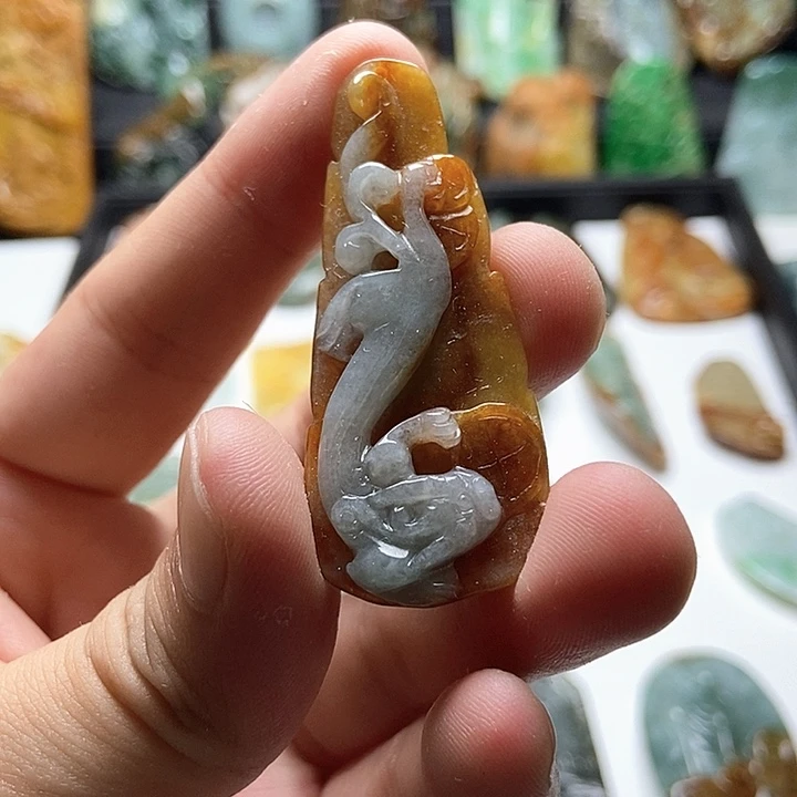 翡翠未镶嵌颈饰翡翠a货