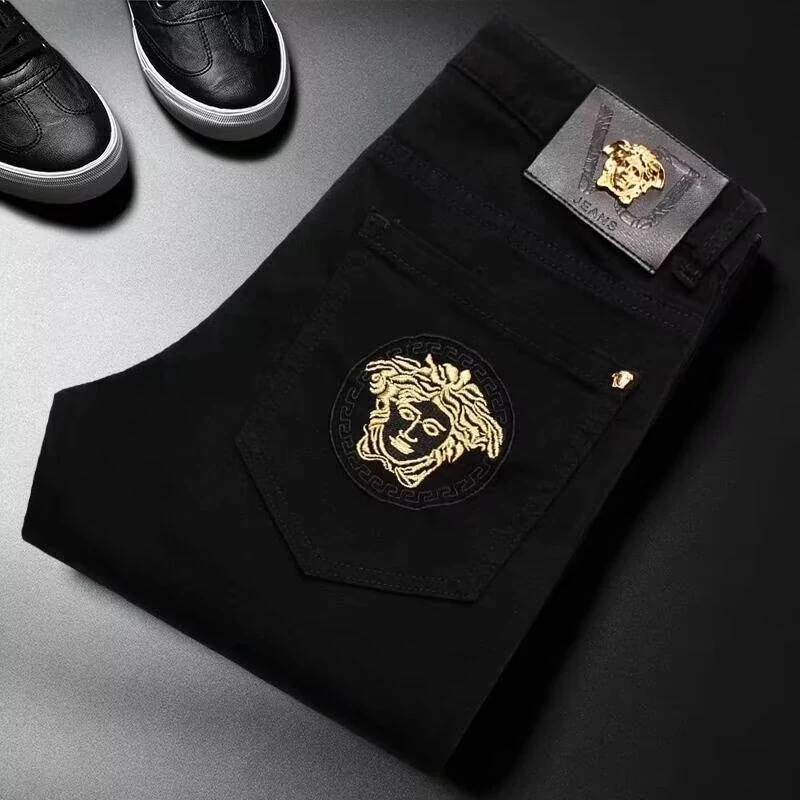 牛仔裤男士春秋季宽松直筒商务百搭弹力休闲长裤新款裤子