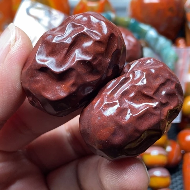 玛瑙/玉髓手把件未镶嵌北**南