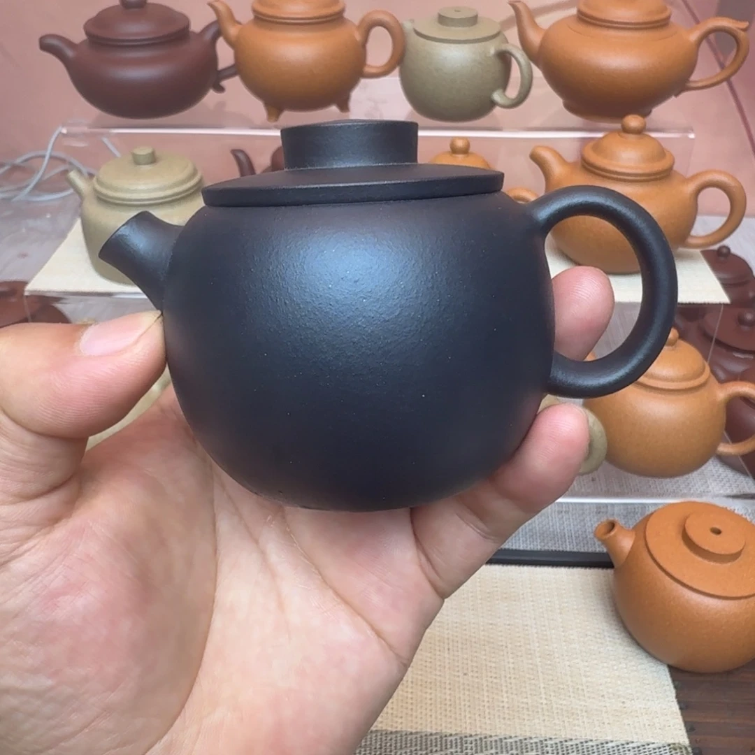 丘***丘茶壶紫砂捂灰巨轮150cc