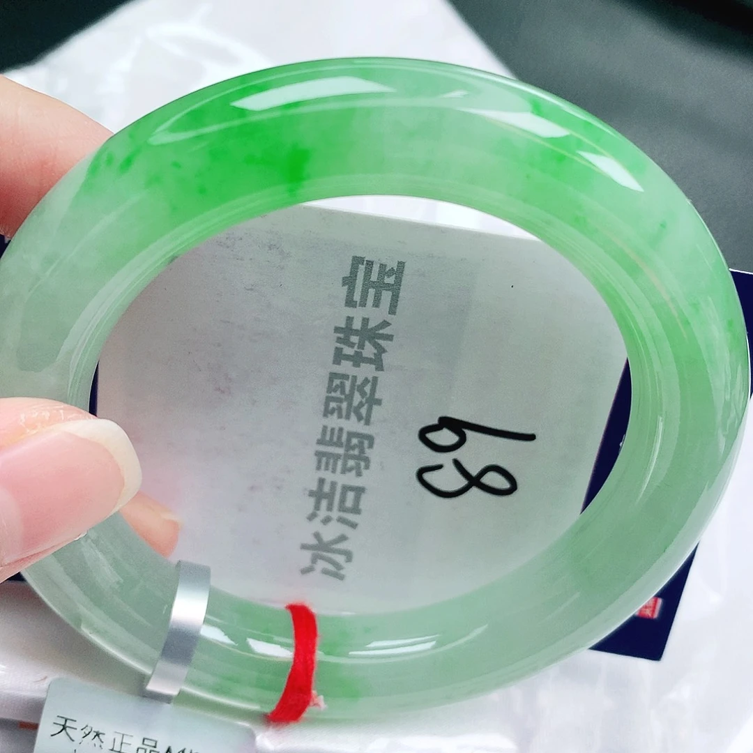 翡翠未镶嵌手镯缅甸天然A货翡翠手镯