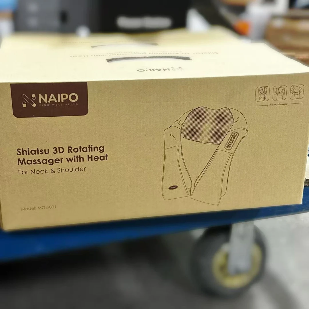 准新品  【按照主播讲解拍】  披肩按摩仪舒适颈椎按摩 黄皮包装