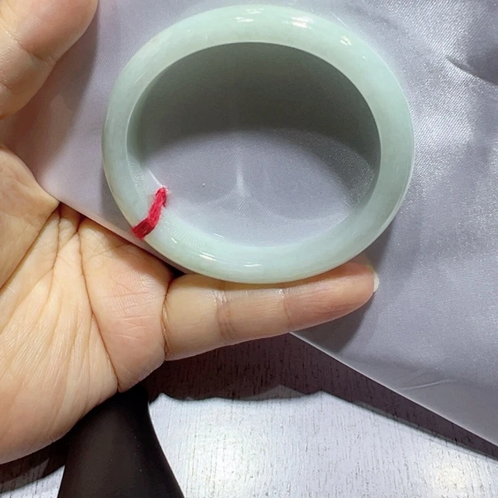 翡翠未镶嵌耳饰翡翠贵妃手镯51圈口