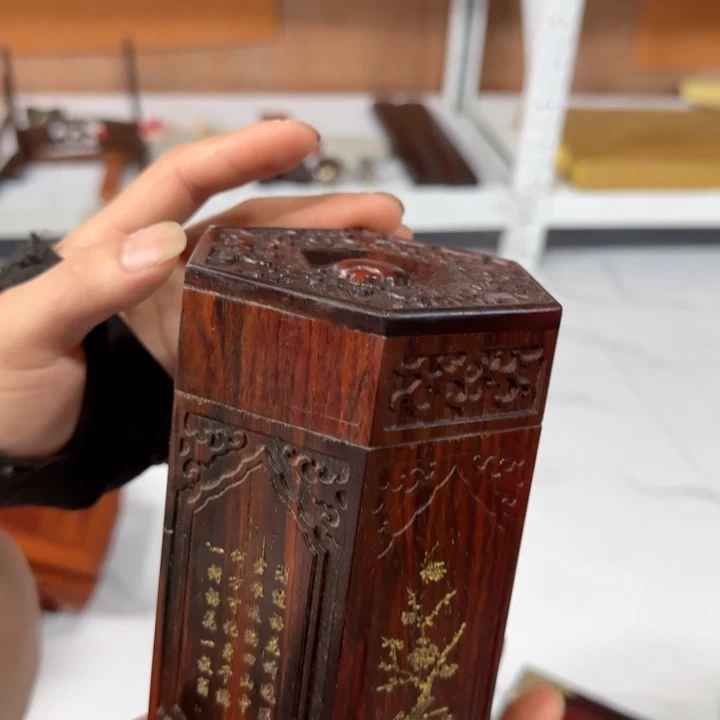 琉璃手工艺品红木工艺品摆件