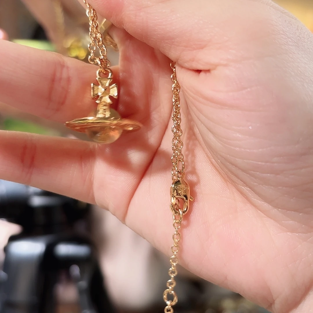 琉璃纯铜合金项链