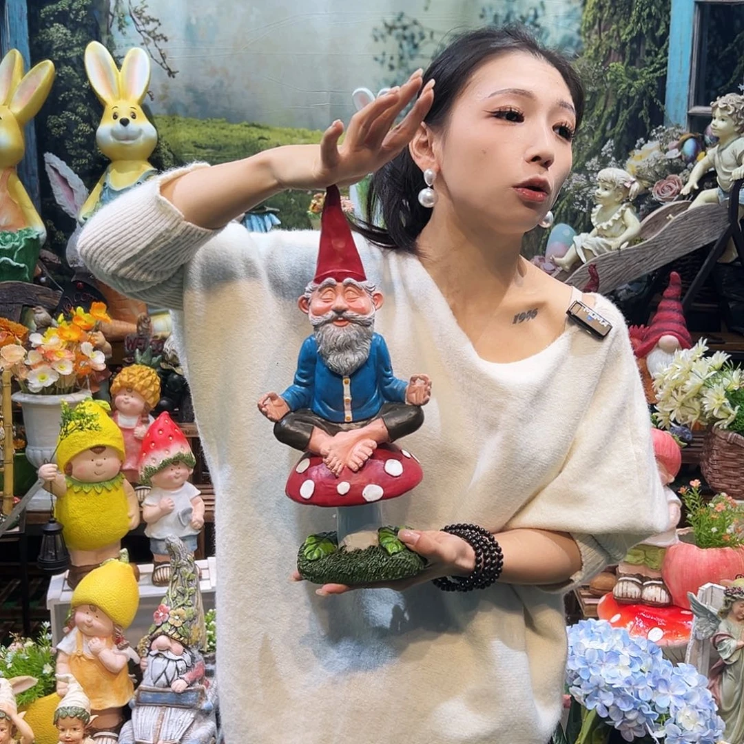 花园摆件红红火火