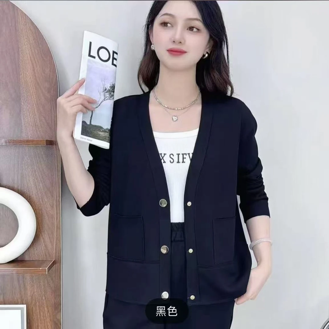 KT宝藏衣橱！【开衫】简约纯色休闲百搭舒适开衫外套2527.HL