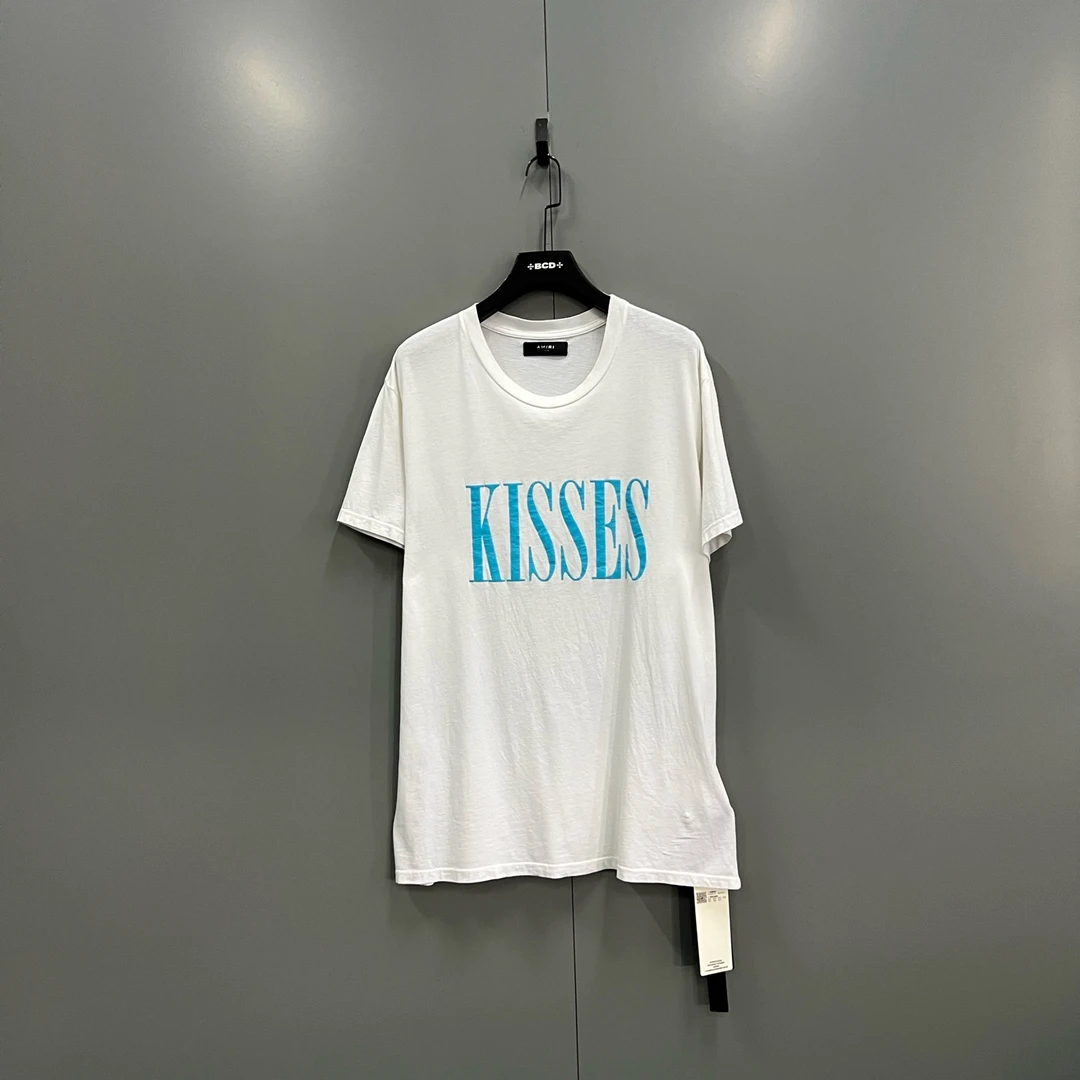 95新 AMIRI （ll）白色字母印花短袖 42码 103146