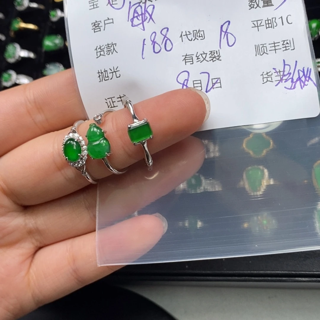 翡翠未镶嵌颈饰敏**人