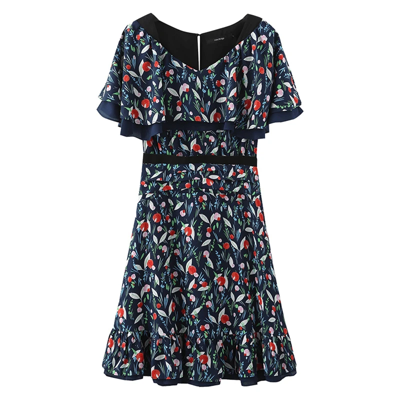 Mind Bridge/心桥时尚碎花连衣裙MB1558-MUOP325GNA