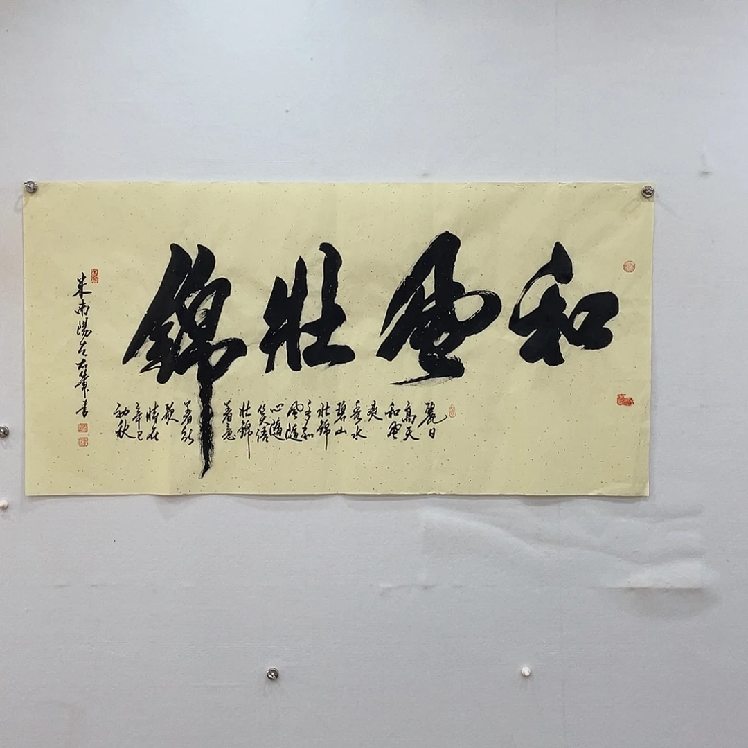 横款博航艺术书法作品