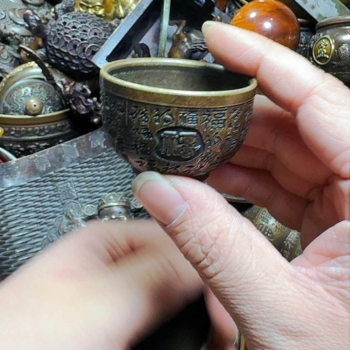 铜器摆件收收藏藏