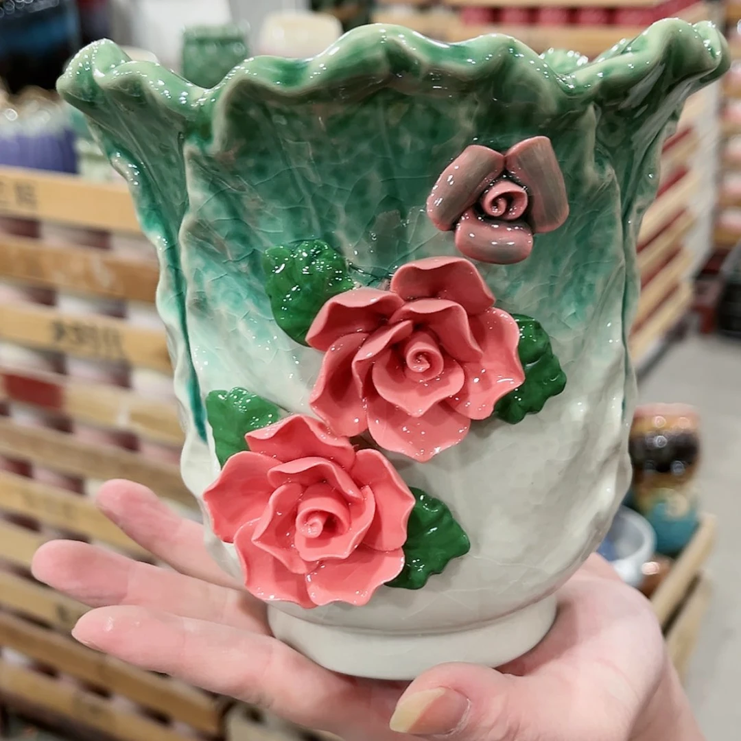 【闪购商品】陶瓷陶瓷多肉植物花盆