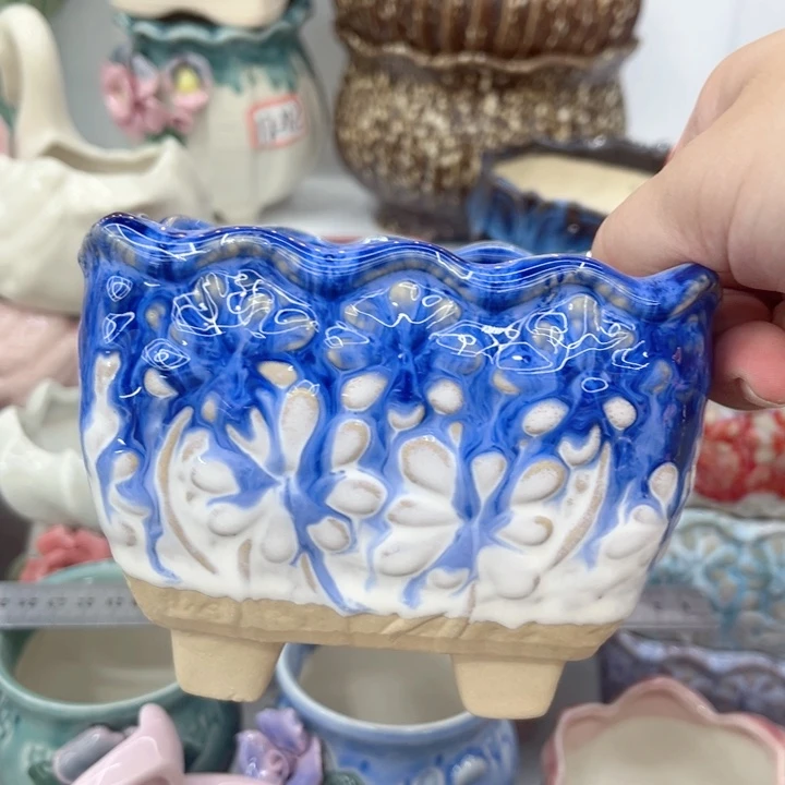 多肉植物陶瓷花盆9.99包邮