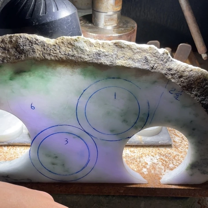 定制翡翠手镯未镶嵌A****米手镯