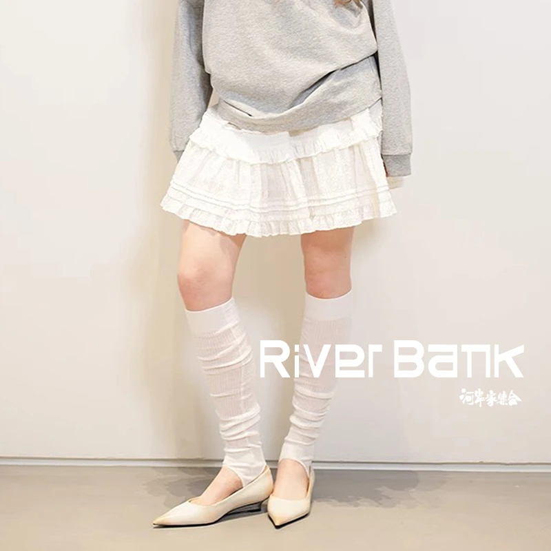 河岸家买手店设计师manzanilla白色甜美金丝线蛋糕短半身裙25春夏