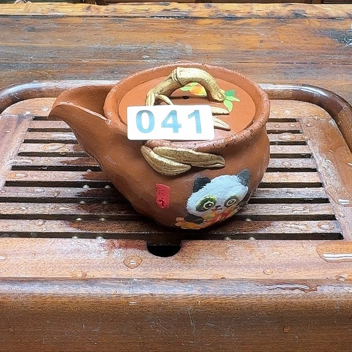 纯手工制作粗陶茶具