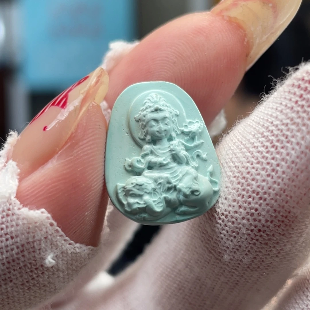 绿松石未镶嵌挂件