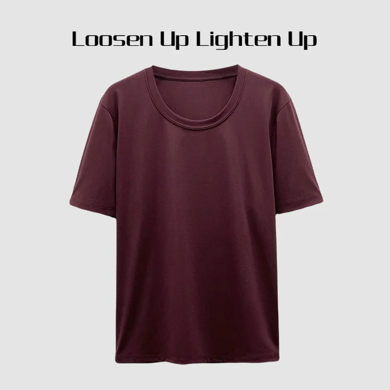 Loosen Up【轻氧T】重磅醋酸匹马棉高端挺括松弛感宽松T恤短袖女