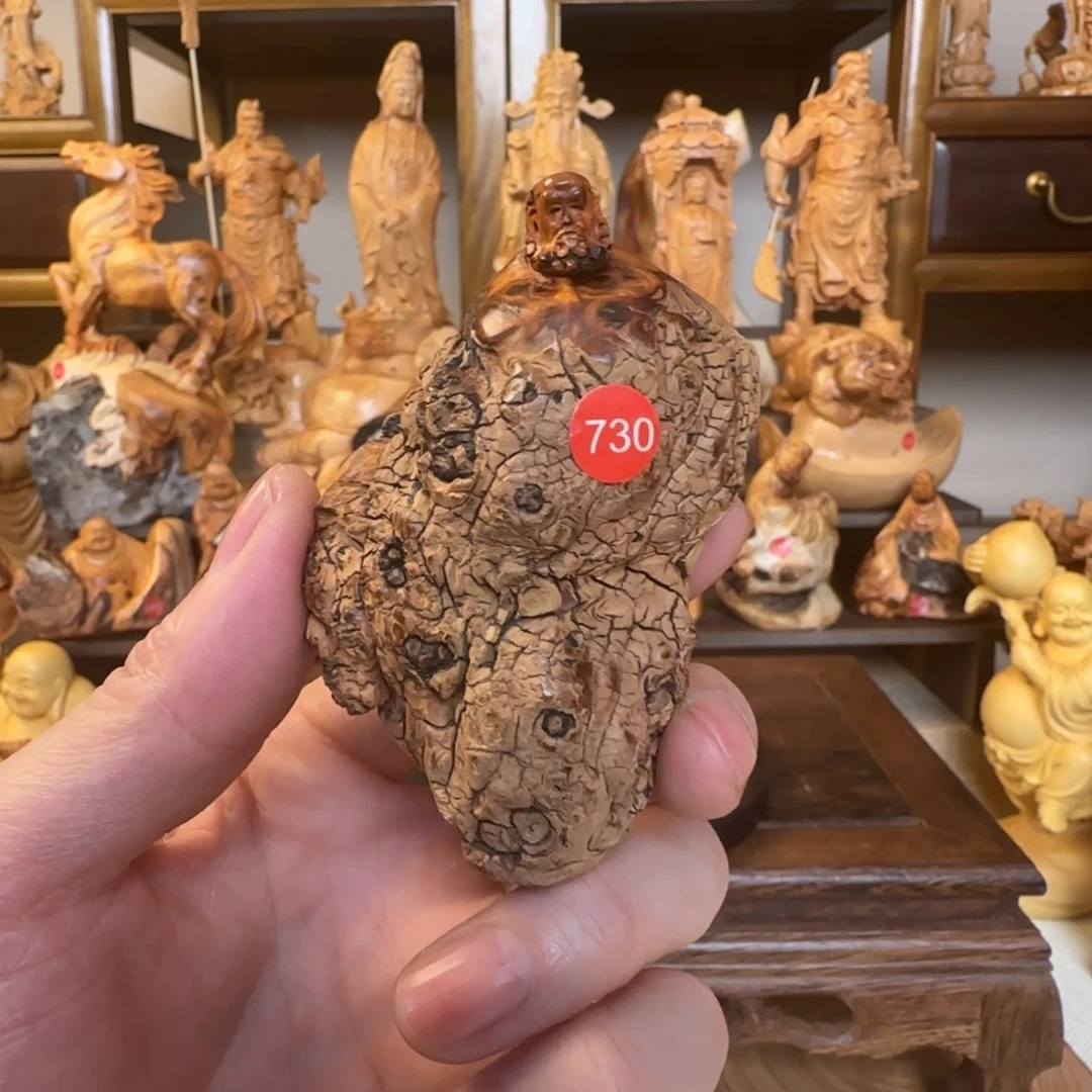 崖柏小木匠艺雕一物一拍