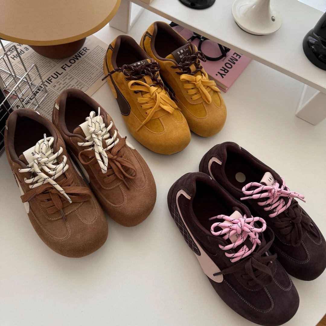 【TUGE】25新款3CM芒果头阿甘鞋德训鞋