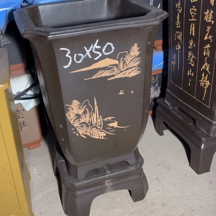 紫砂花盆紫砂花盆