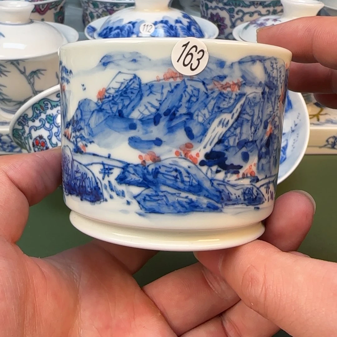 景德镇手工手绘茶具163