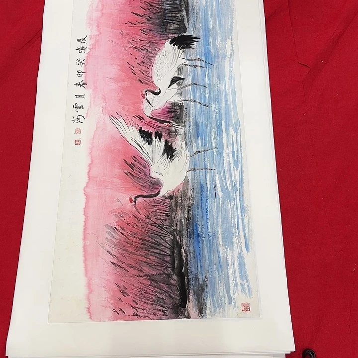 国画花鸟的翅膀和翅膀
