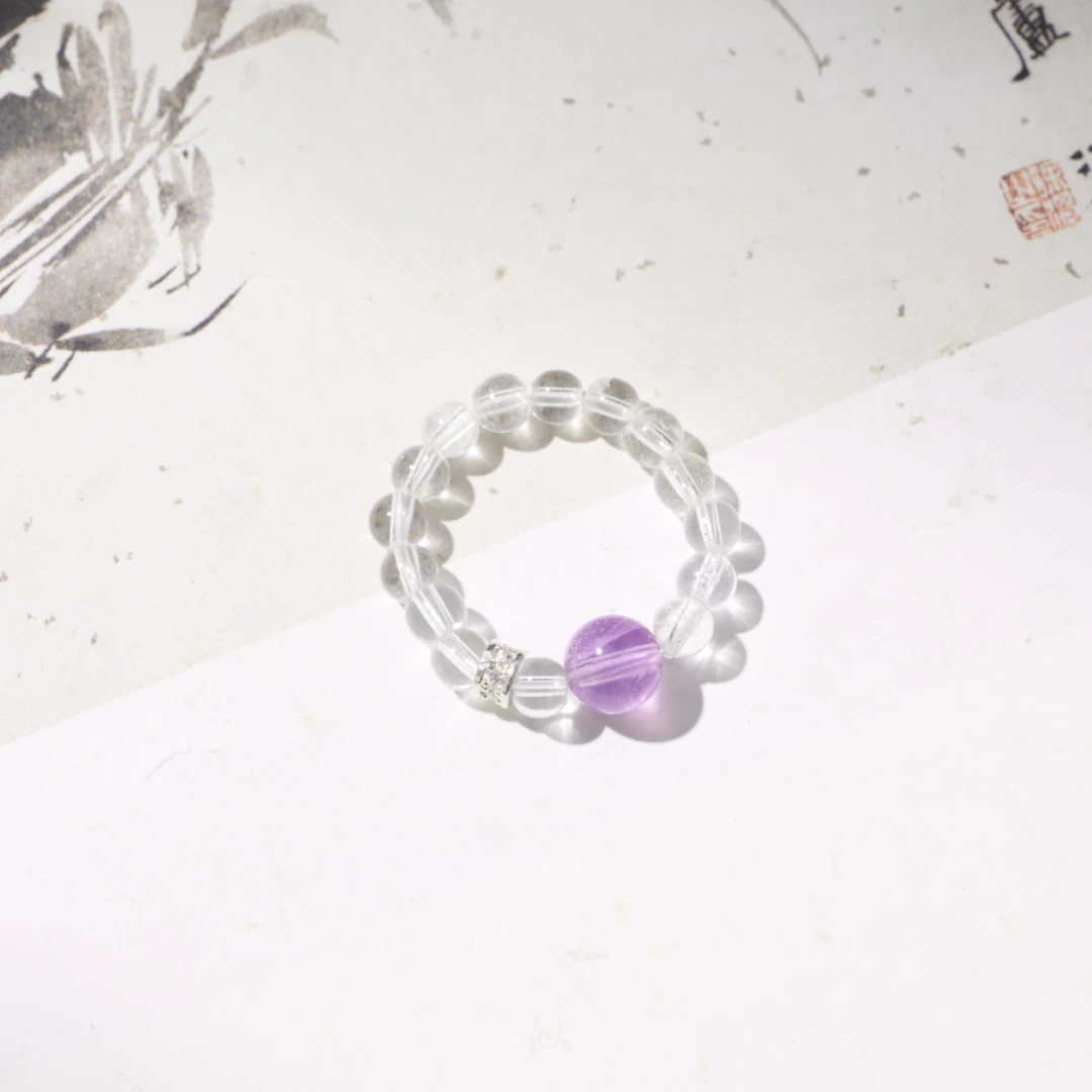 L【知卿】·似梓珠宝· 白水晶戒指   SZCC1110328