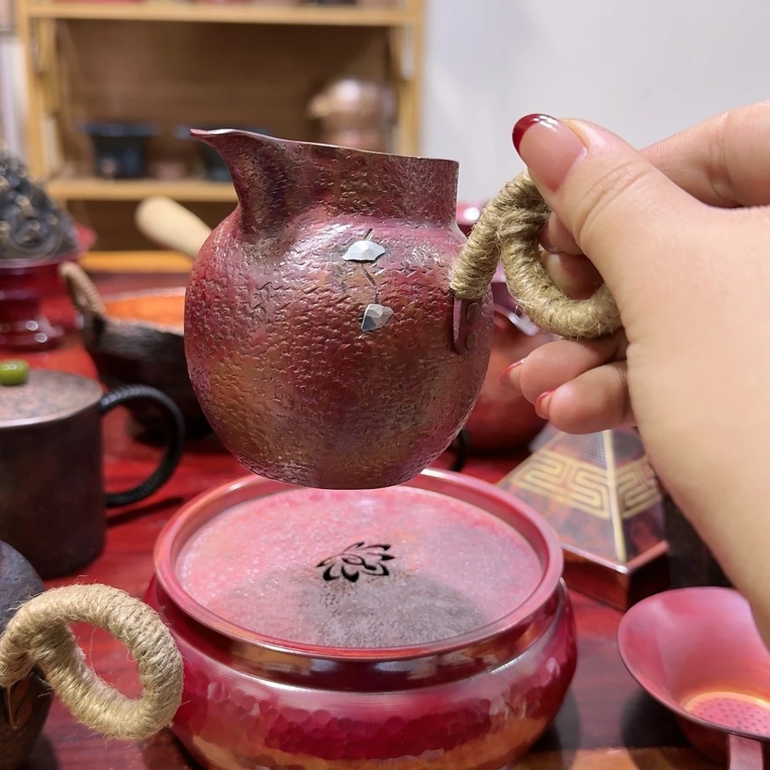 8***6紫铜手工制作摆件一个