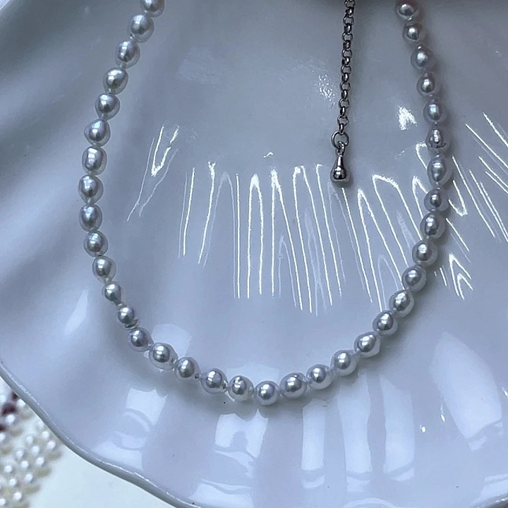 手绳淡水珍珠银S925镶嵌