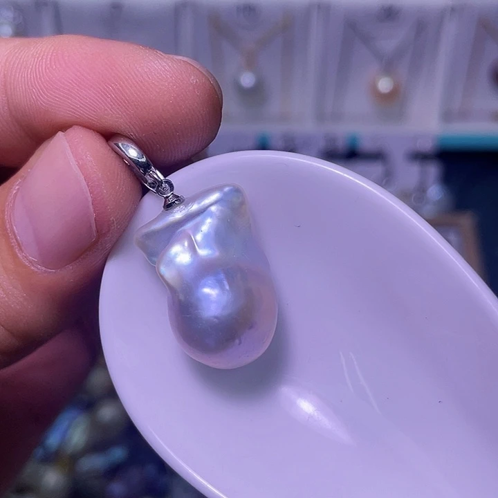 颈饰合金淡水珍珠44