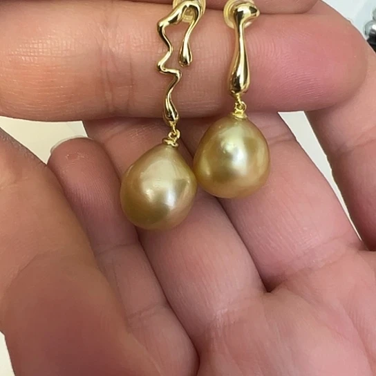 未镶嵌耳饰海水珍珠