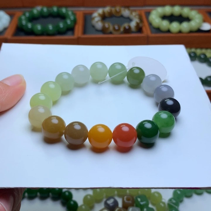 和田玉手串未镶嵌