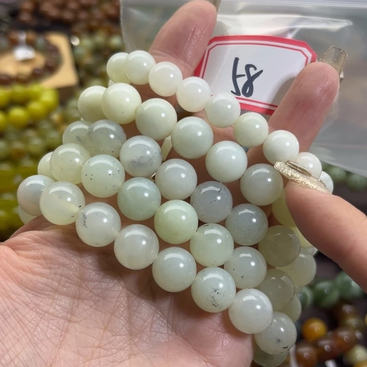 蛇纹石玉未镶嵌手链
