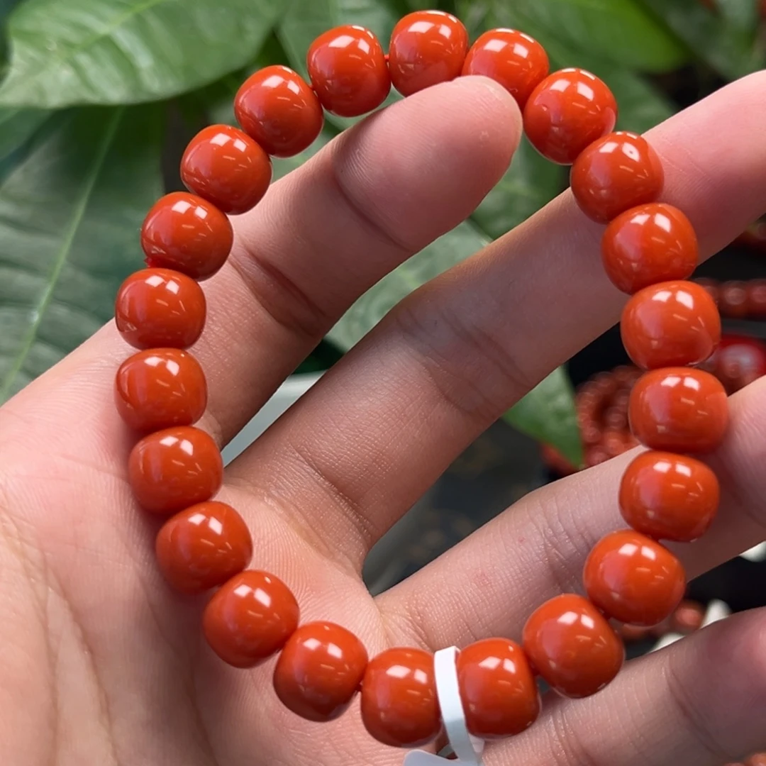 南红玛瑙未镶嵌手链保山冷水河老型手串10+