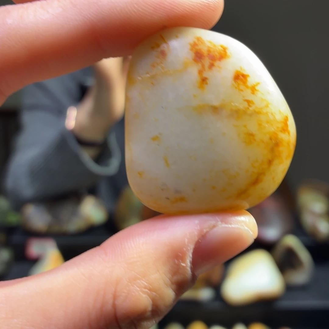 和田玉未镶嵌挂件26g