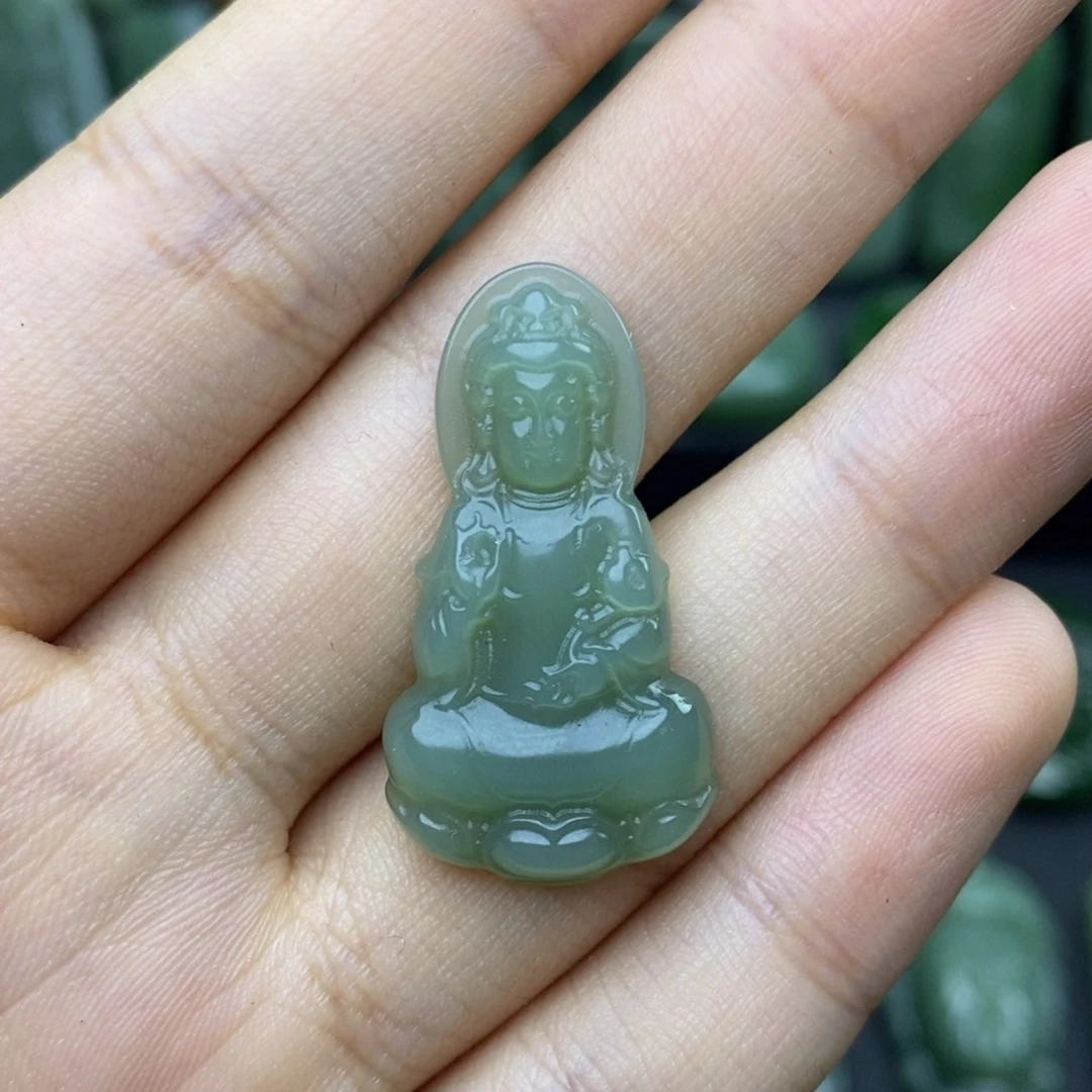 和田玉（碧玉）未镶嵌挂件