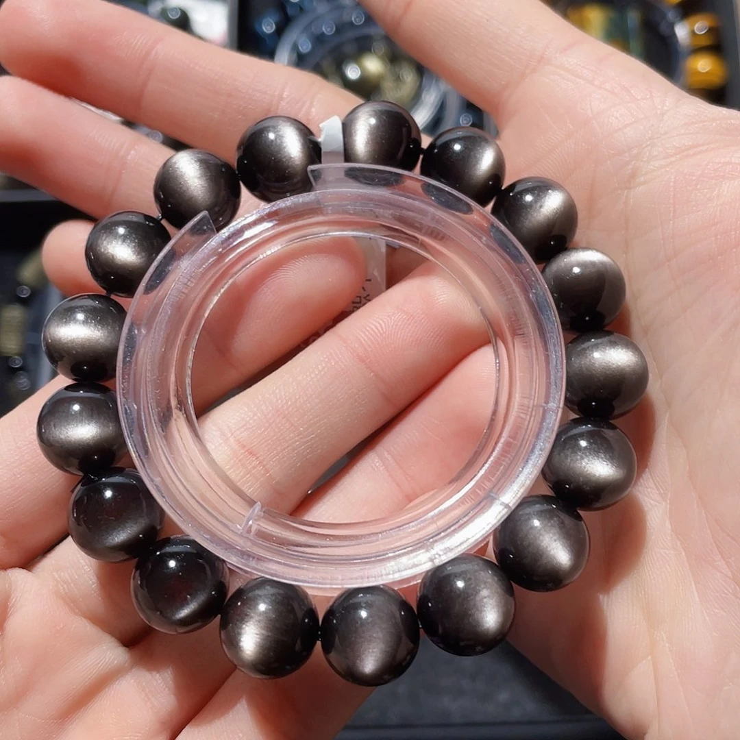 黑曜岩手链未镶嵌已**置